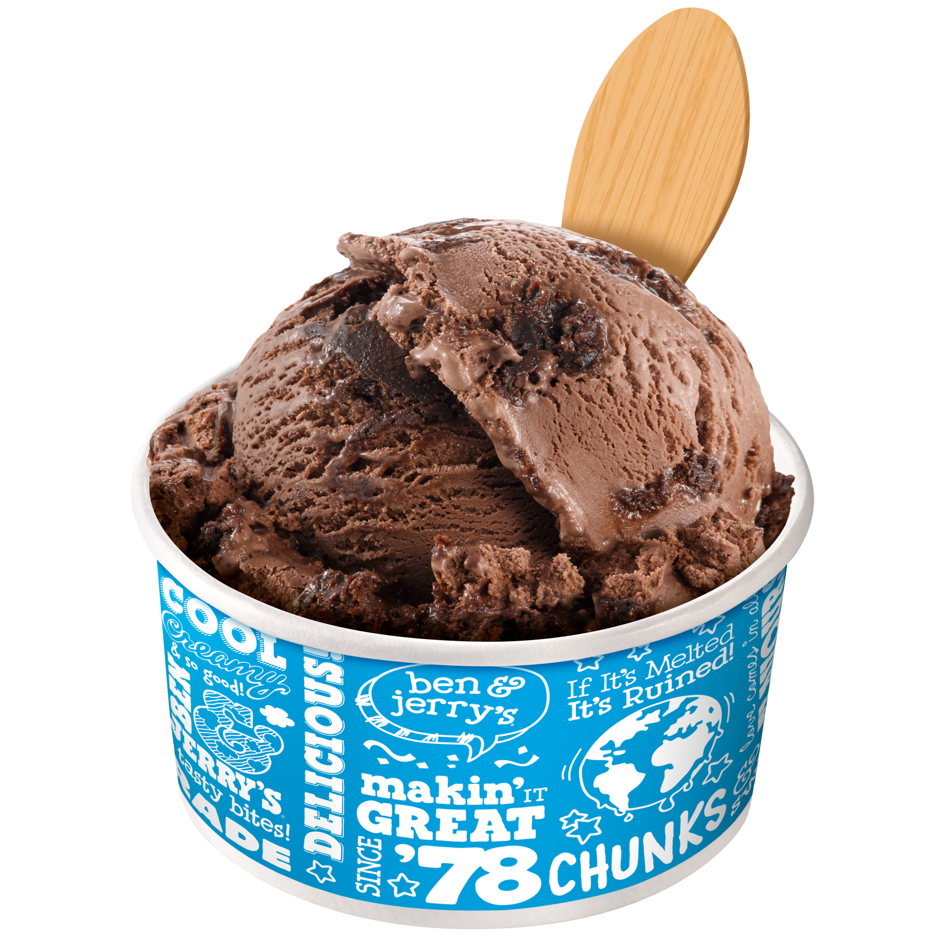 Chocolate Fudge Brownie Original Ice Cream in Scoop Shops