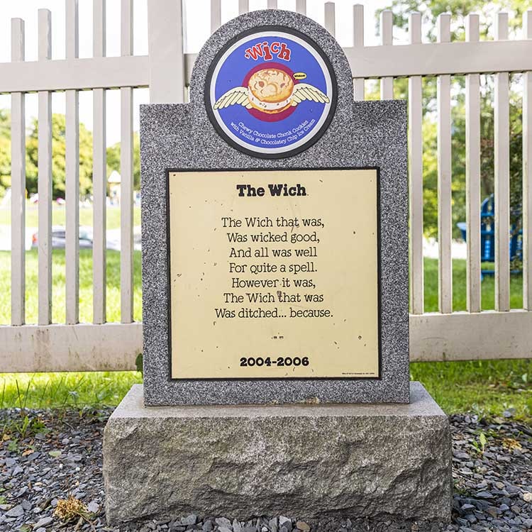 The Wich tombstone
