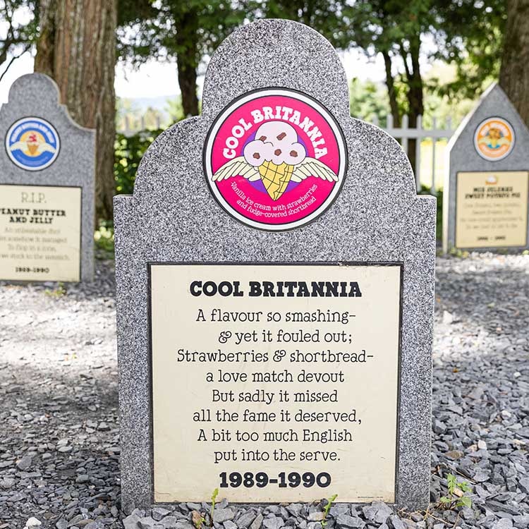 Cool Britannia tombstone